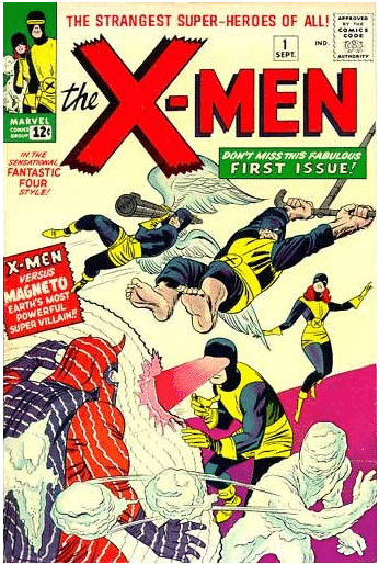 X-Men #1, setembro de 1963 - Reprodução
