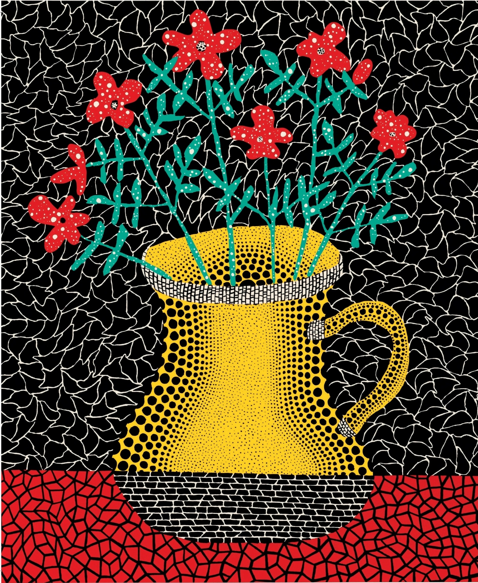 Novo livro "Aventuras de Alice no País das Maravilhas" é o encontro do escritor Lewis Carroll com artista Yayoi Kusama - Divulgação