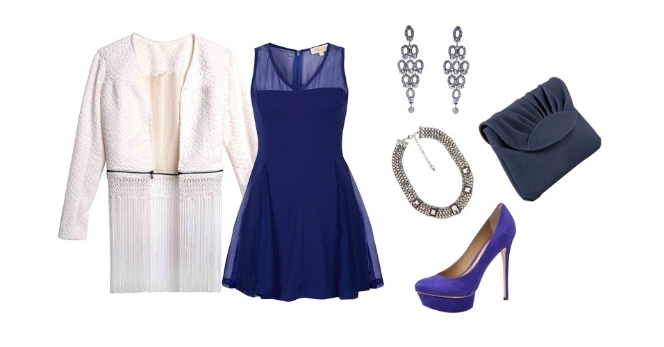 Montagem para álbum festa no frio - look azul - Divulgação/Fotomontagem UOL