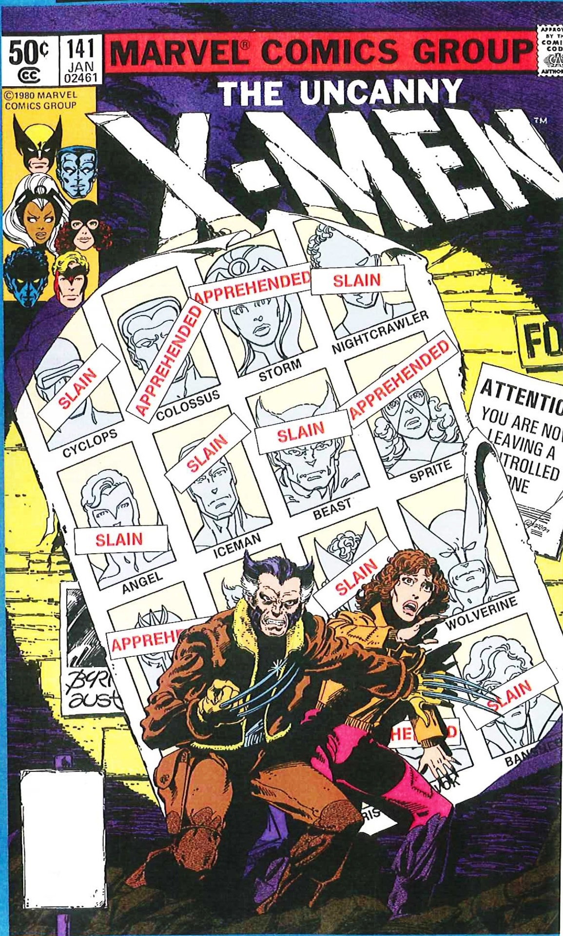 Capa de edição em inglês da revista "X-Men: Dias de Um Futuro Esquecido" - Reprodução