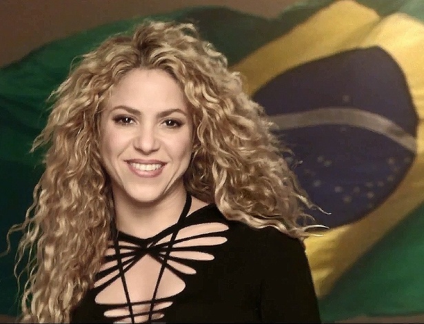 Shakira em cena do clipe "La La La (Brazil 2014)" - Reprodução
