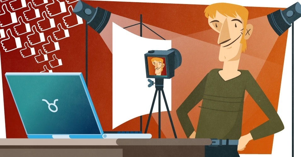 Como cada signo é nas redes sociais - Touro - Leo Gibran/Arte UOL