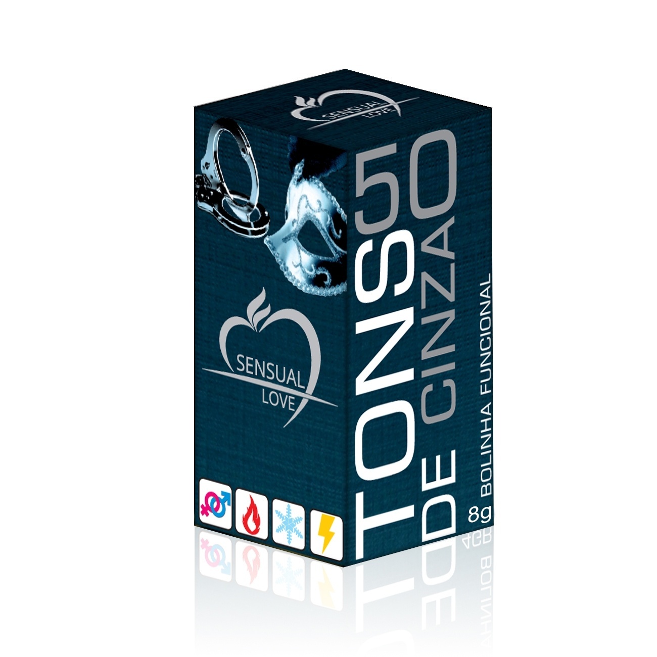 Bolinha Funcional 50 Tons de Cinza Sensual Love com duas unidades. Contém um óleo que aumenta a sensibilidade, estimulando a sensação de "esquenta, esfria e vibra" com forte intensidade. Na Gall Moda Íntima (www.gall.com.br). R$ 2,40. Preço consultado em maio de 2014, sujeito a alterações - Divulgação