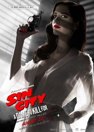 Pôster vetado de "Sin City: A Dame to Kill For" - Reprodução