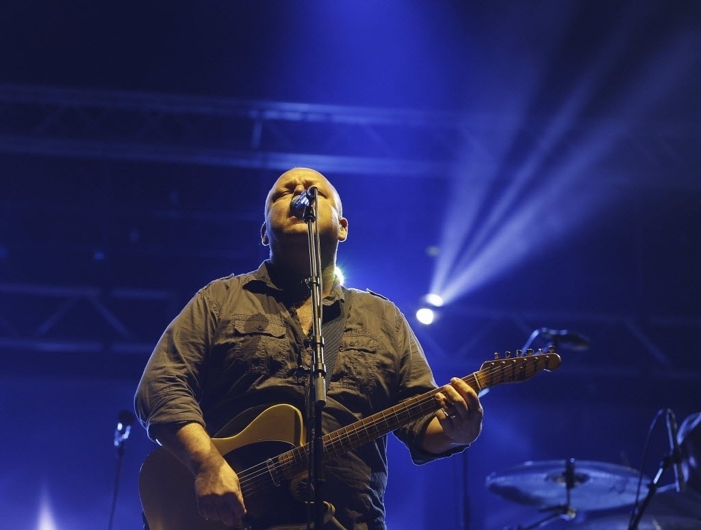 30.mai.2014 - O vocalista Black Francis se apresenta com os Pixies na 14ª edição do Primavera Sound, no Parque Del Forum - Alejandro García/EFE
