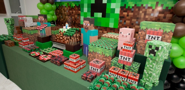 Fotos: Mania entre as crianças, game Minecraft inspira decoração de  aniversário - 02/06/2014 - UOL Universa