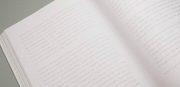 Livro em braille tem contos de escritores famosos e jamais será lançado em tinta - Divulgação