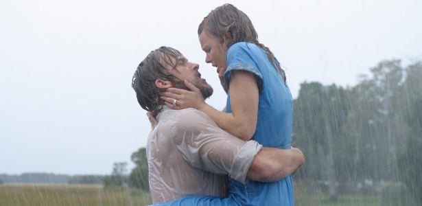 Noah (Ryan Gosling) e Allie (Rachel McAdams) em cena de "O Diário de Uma Paixão"