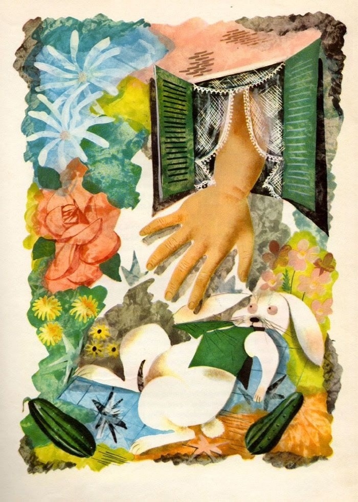 Ilustração de Leonard Weisgard para "As Aventuras de Alice no País das Maravilhas" - Reprodução