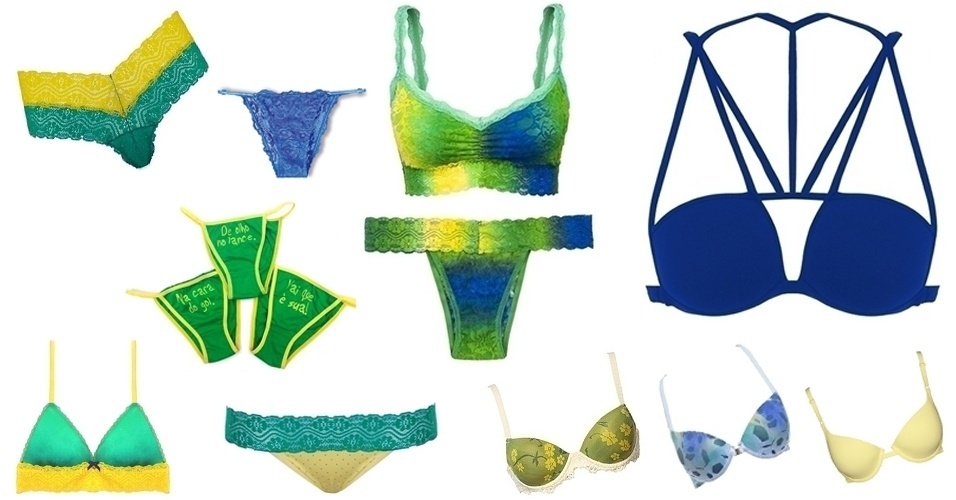 Lingeries para a Copa - abre - Divulgação/Fotomontagem UOL