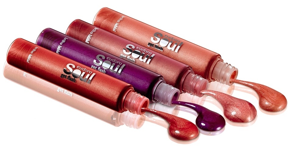 Lançamentos de maquiagens e esmaltes em jun/2014 - Rio Get Flash Gloss Labial, da Eudora - Divulgação