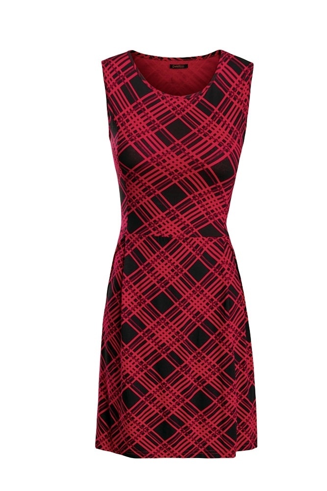 Vestido xadrez em malha de viscose com elastano, da Quintess. Preço: R$69,99, à venda na Posthaus.com. Informações: www.posthaus.com.br | Preço e disponibilidade pesquisados em maio de 2014 e sujeitos a alterações - Divulgação