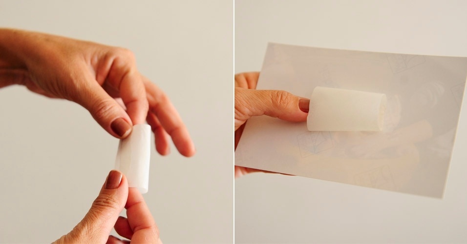 Faça rolinhos de fita crepe e fixe atrás das fotos que quer usar na decoração da festa de aniversário da criança. Nessa proposta, você pode usar as imagens originais, já que, terminada a comemoração, é só tirar a fita crepe - Junior Lago/UOL