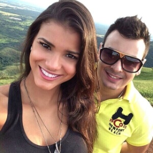 Jakelyne Oliveira, Miss Brasil 2013, com o seu ex-namorado Tony Marques - Reprodução Instagram