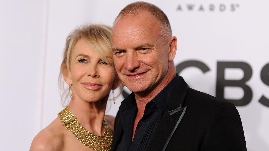 Trudie Styler e marido, o músico Sting, em foto de 2014 - Getty Images