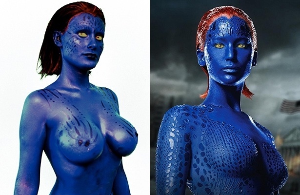 A recente "transformação" da ex-vice miss bumbum Andressa Urach (esq.) na vilã Mística (dir) de "X-Men" inspirou o UOL a se perguntar: o que aconteceria se os filmes dos mutantes das HQs fossem refeitos apenas com atores brasileiros? Confira a seguir nossos palpites e deixe os seus na área de comentários desta página - Divulgação/Montagem UOL