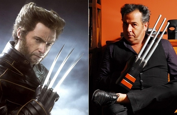 Fã declarado do personagem dos quadrinhos, o vocalista do Ira!, Nasi (dir.), já se fantasiou diversas vezes de Wolverine para ensaios de fotos. A paixão pelo original e as semelhanças físicas com o heroí mal-encarado da Marvel fazem dele o "nosso" Wolverine tupiniquim. - Divulgação, Karime Xavier/Folhapress/Montagem UOL