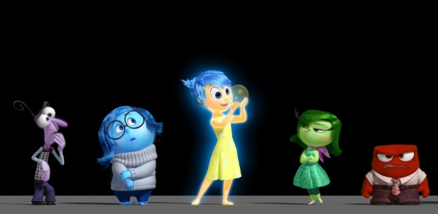Imagens de divulgação de "Inside Out", nova animação da Pixar que estreia em junho de 2015 - Divulgação/Pixar