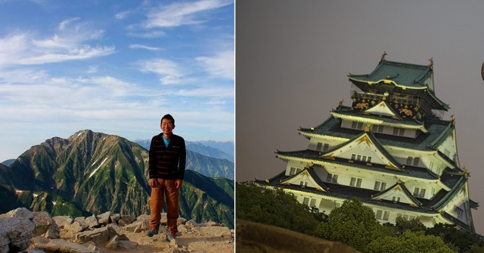 Takashi Mishima, mochileiro de Osaka (Japão) - Arquivo pessoal - Getty Images