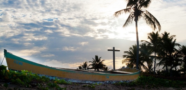 Primeiras missas brasileiras teriam sido celebradas em Santa Cruz de Cabrália, na Bahia  - Divulgação/Secretaria de Turismo da Bahia