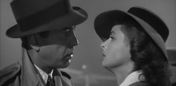 Rick Blaine (Humphrey Bogart) e Ilsa (Ingrid Bergman). formam o casal de "Casablanca" - Reprodução