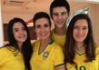 Fátima Bernardes celebra Copa no Brasil com os filhos - Reprodução/Instagram