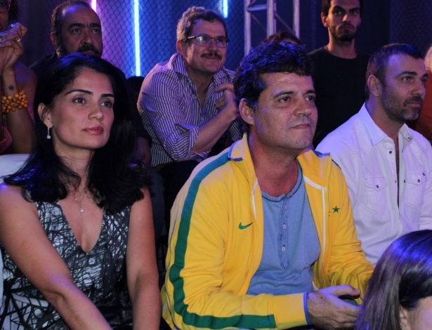 16.jun.2014 - Patrícia França, Felipe Camargo e Marcelo Faria participam da coletiva de imprensa de "Malhação Sonhos", no Rio de Janeiro