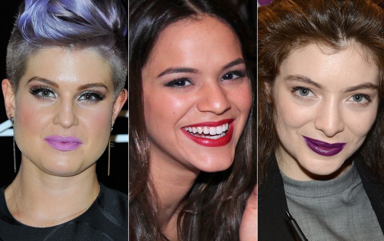 Kelly Osbourne, Bruna Marquezine e Lorde - Getty Images/AgNews/Montagem/UOL