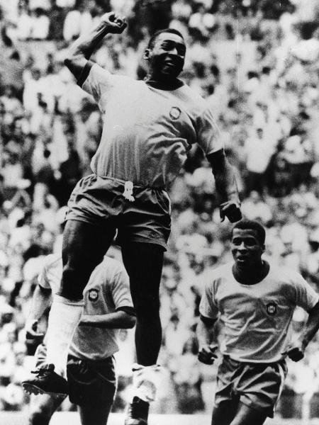 Pelé na Copa de 70; veja a história da Copa do Mundo - Zumapress