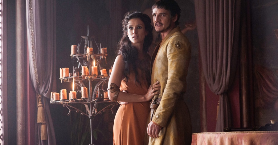 Príncipe de Braavos e sua amante em cena da quarta temporada de "Game of Thrones"