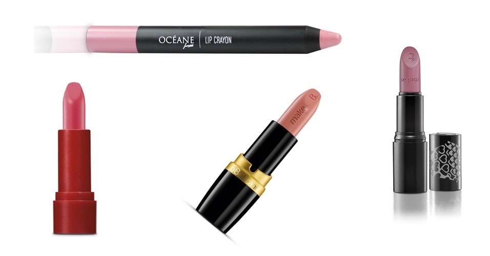 Montagem para os batons - Divulgação/Montagem UOL