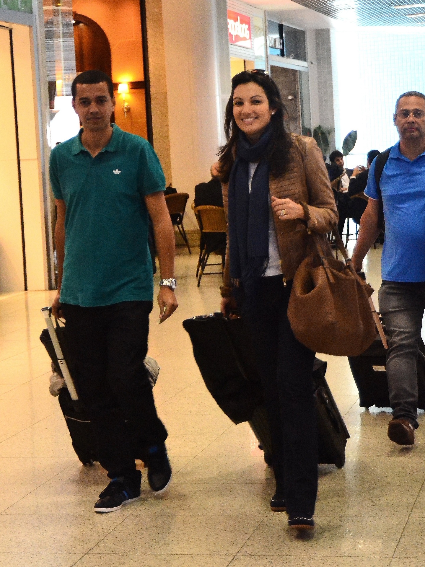 Moda aeroporto - Patrícia Poeta - AgNews