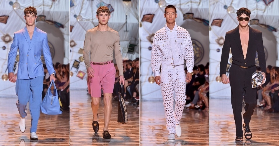 21.jun.2014 - Desfile da Versace na semana de moda de Milão verão 2015 - Jacopo Raule/Getty Images