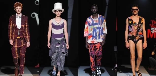 Looks para o Verão 2015 foram desfilados na semana de moda masculina de Milão em junho - Stefania D"Alessandro/Getty Images
