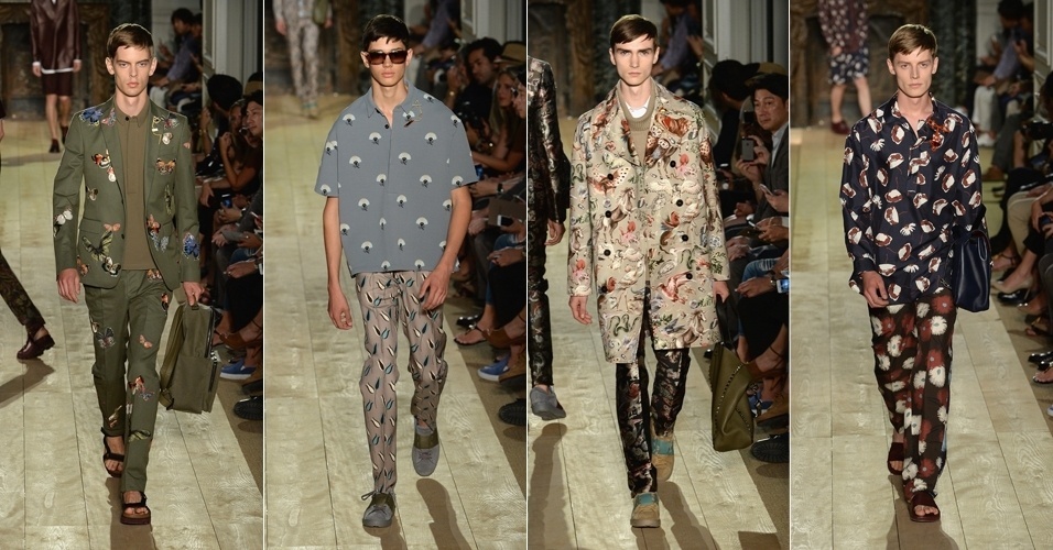 25.jun.2014 - Desfile da Valentino na semana de moda masculina de Paris primavera/verão 2015 - Francois Durand/Getty Images