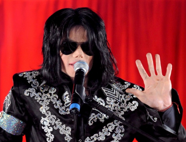 O cantor Michael Jackson, em março de 2009, meses antes de morrer
