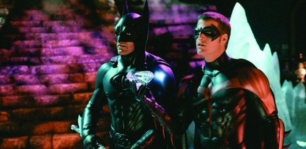 George Clooney e Chris O"Donnell em cena de "Batman & Robin" (1997), de Joel Schumacher - Divulgação