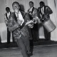 Mussum se apresenta com os Originais do Samba no México, nos anos 1960 - Arquivo pessoal