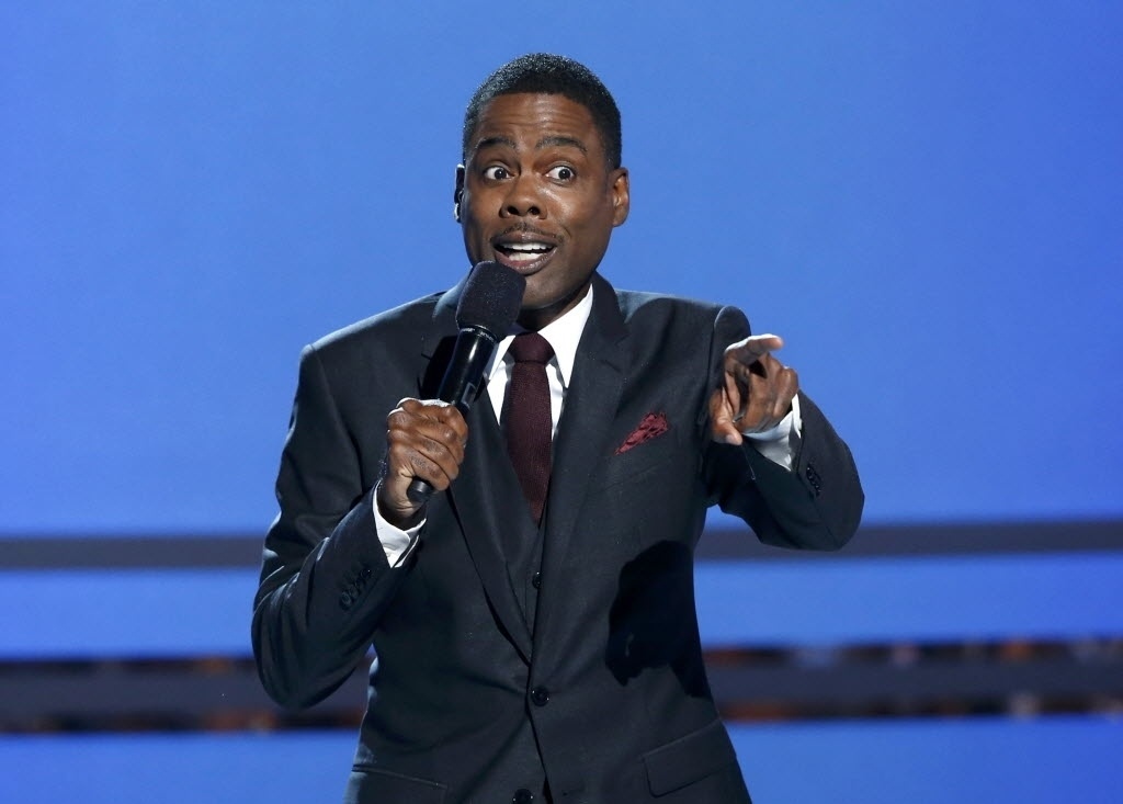 29.jun.2014- Chris Rock brinca durante o BET Awards 2014 em Los Angeles - Mario Anzuoni/Reuters