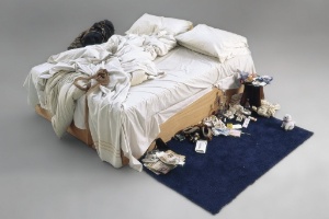 A obra "The Bed", leiloada por R$ 9,6 milhões em Londres - Christie´s/AFP Photo