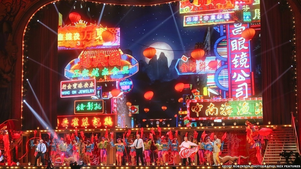 1.jul.2014 - Monty Python estreia na Arena O2 um espetáculo reunindo os membros sobreviventes do grupo, John Cleese, Eric Idle, Terry Jones, Michael Palin e Terry Gilliam - Geoff Robinson Photography/REX