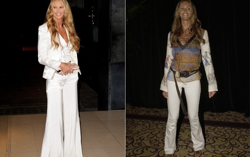 Elle Macpherson popularizou a calça branca - Getty Images