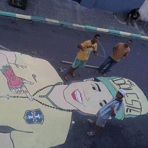 Imagem de MC Daleste é pintada em rua de São Paulo - Reprodução/Twitter - Reprodução/Twitter