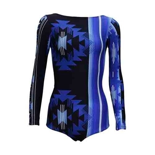 Body com estampa em tons de azul, da Triya. Preço: R$ 460. Informações: www.triya.com.br | Preço e disponibilidade pesquisados em julho de 2014 e sujeitos a alterações - Divulgação