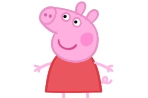 Peppa Pig: Alguém imaginou a porquinha vista de frente (e o