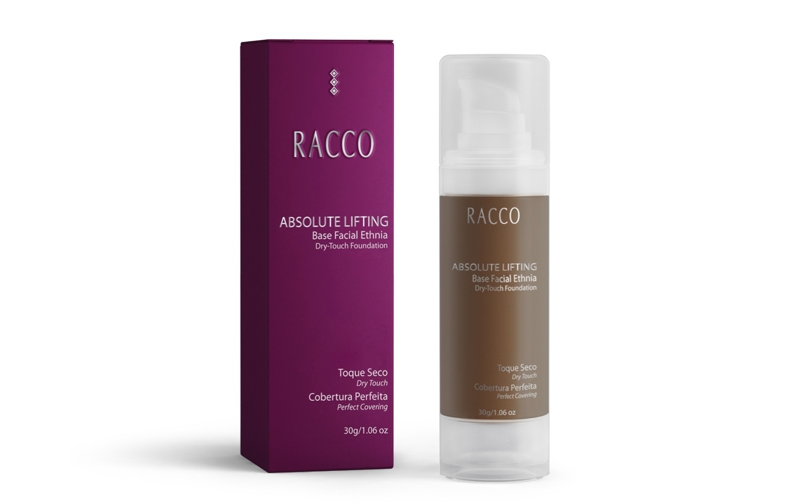 Base Líquida Facial Absolute Lifting, da Racco. - Divulgação