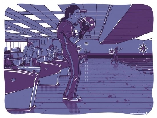 "O Grande Lebowski", dos irmãos Coen, pelo estúdio State of Shock - Reprodução