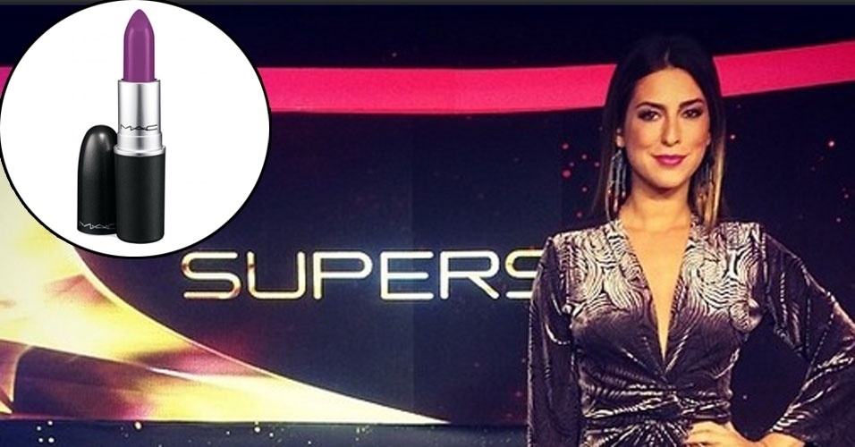 CAT Globo - Julho - Fernanda Paes Leme - Batom - Reprodução/Instagram/@fepaesleme