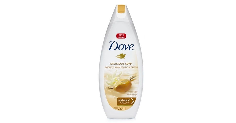 Creme de banho Manteiga de Karité e Baunilha, da Dove - Divulgação