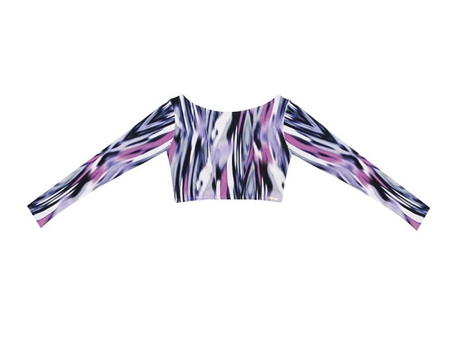 Top de mangas longas com estampa abstrata, da Cia Marítima. Preço: R$ 178. Informações: www.ciamaritima.com.br | Preço e disponibilidade pesquisados em julho de 2014 e sujeitos a alterações - Divulgação